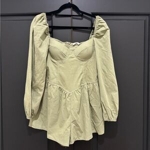 Olive Green Romper